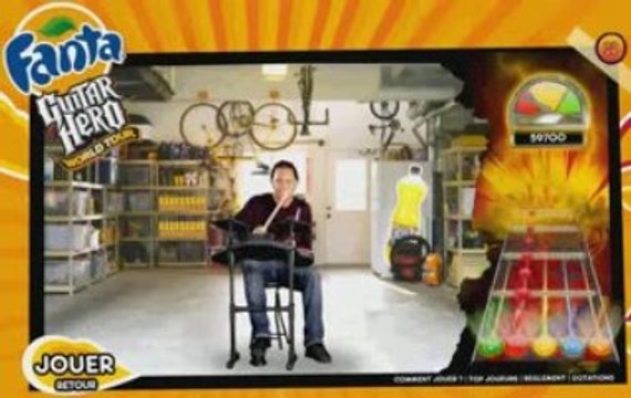 Fanta Guitar Hero Wolrd Tour Djrim-k Batterie 104250 poin...