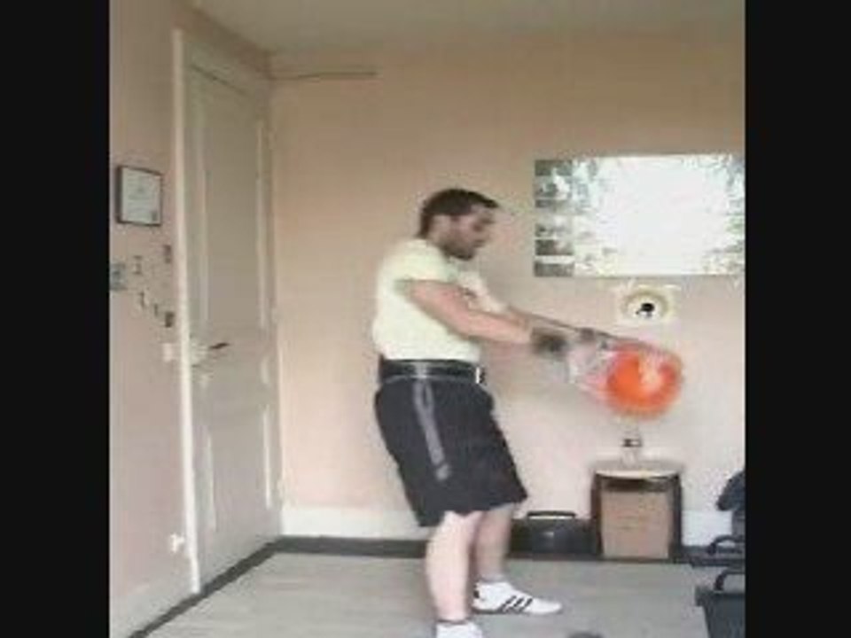 Long cycle 1 arm 10 min 28kg 70rep