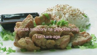 Tori Karaage. Kurczak po japońsku Chrupiący z ryżem.