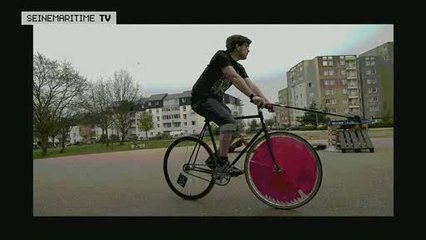 Compétition de bike polo à Rouen