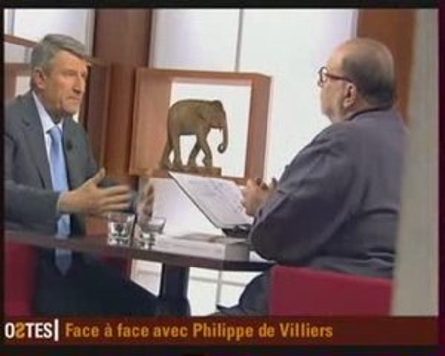 Philippe de Villiers dans l'emission Ripostes sur Fr5 (1/2)