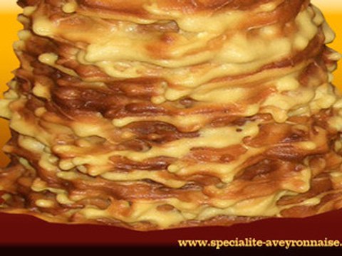 recette du gateau cuit à la broche specialité aveyronnaise