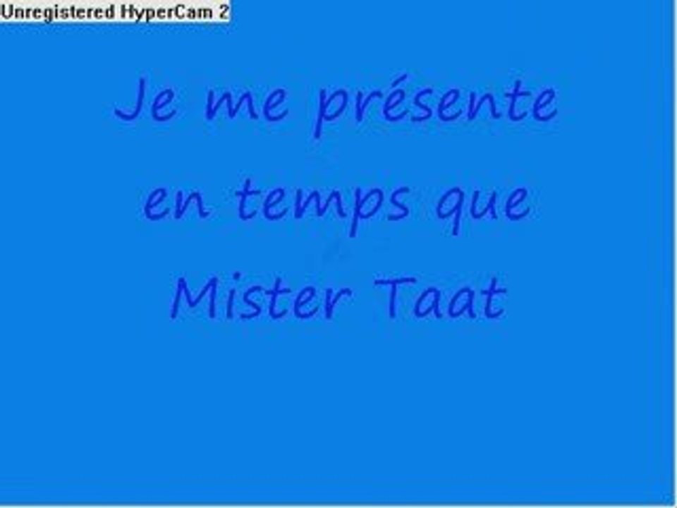 Voter Mister Taatu 2009 loulebg