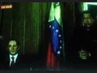 encuentro chavez-uribe en venezuela. abril 2009, parte 1/2