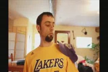 Me and my Lakers cap in Stop motion