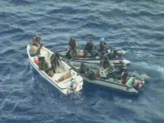 Interception de pirates par le Nivose le 15.04.09