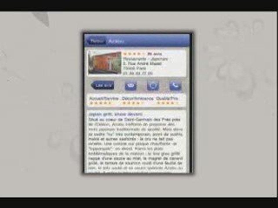 Web app Cityvox sur iPhone