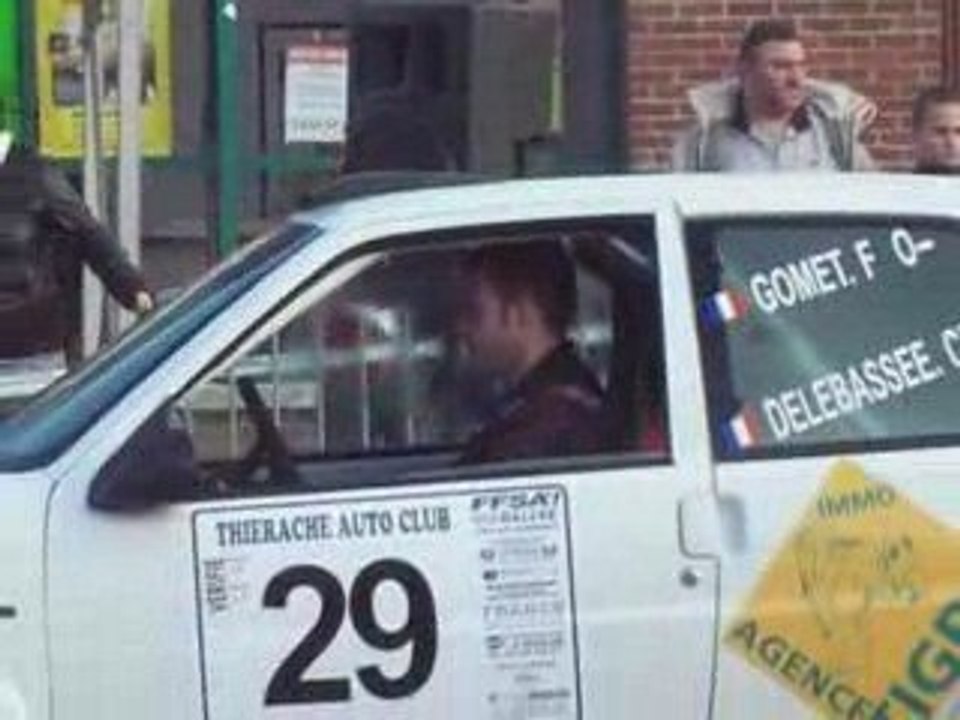 Gomet  / Delebassée PARC FERME RALLYE DE VERVINS 2009
