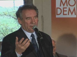 François Bayrou Convention thématique Bouin