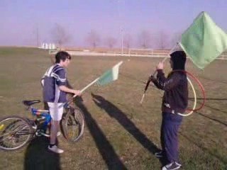 Soisy Wars moi (en noir ) et un pote (lautre) + le cameraman