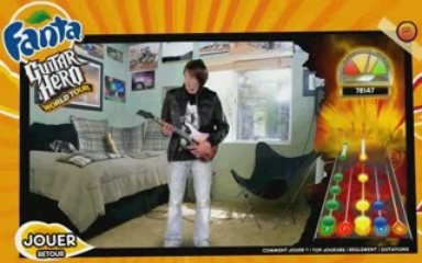 Fanta Guitar Hero Wolrd Tour Stamper Guitare 110515 point...