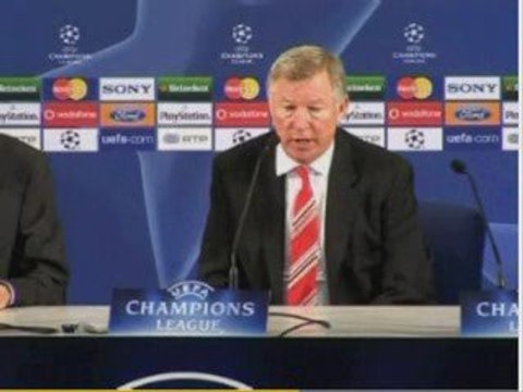 Sir Alex Ferguson after UEFA champions league