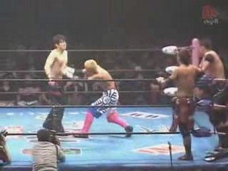 Kotoge,Harada&Tadasuke vs.KAZMA,Oishi&Asahi