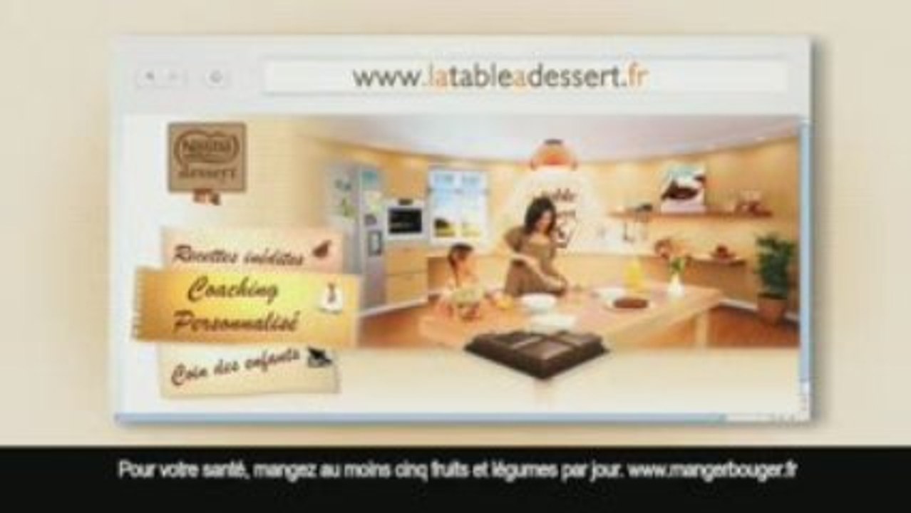 Pub Nestle Table dessert