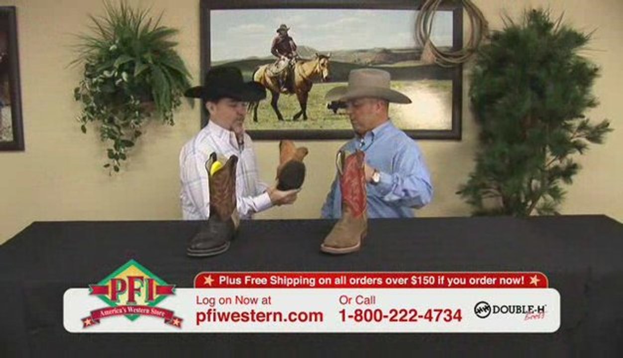 Work Boots Double H Square Toe