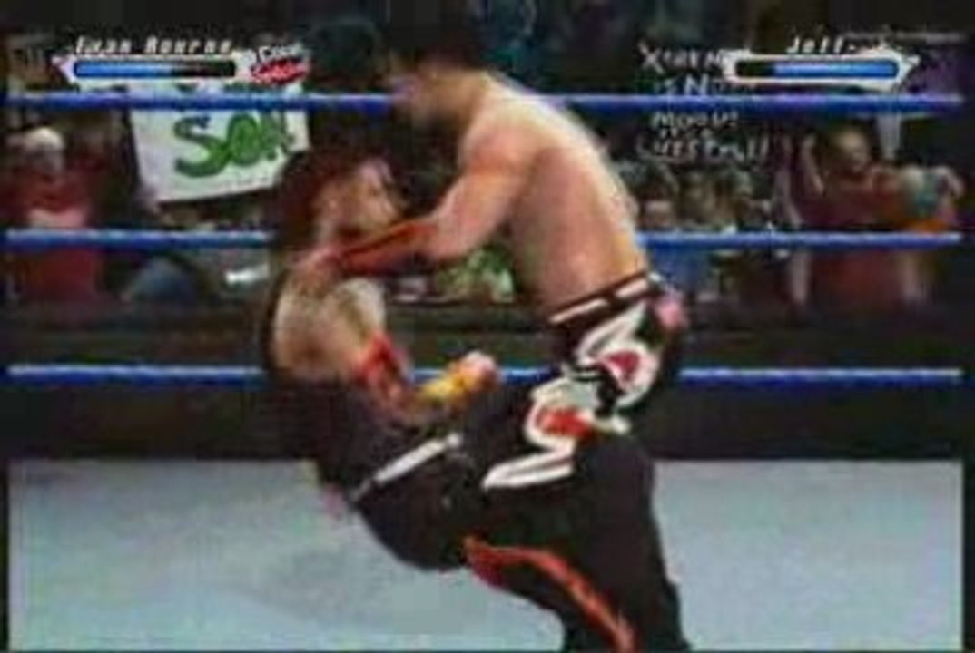 Jeff Hardy vs Evan Bourne sur Smackdown vs Raw...
