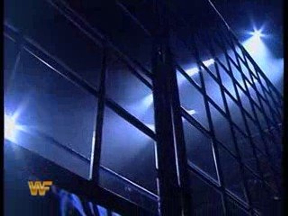 Owen Hart Inside A Steel Cage - August 20 1994