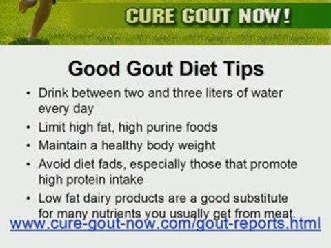 Curing Gout And Eating Foods High In Uric Acid