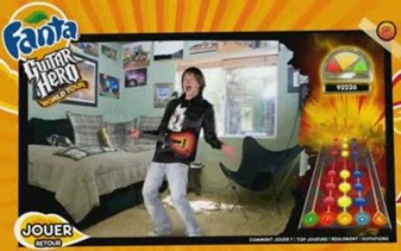 Fanta Guitar Hero Wolrd Tour Tier Guitare 160180 points