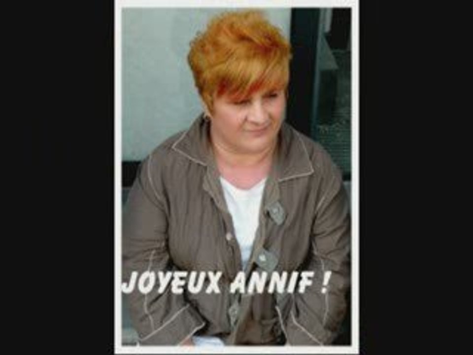 " ma petite Française Adorée Joyeux Anniversaire " kris