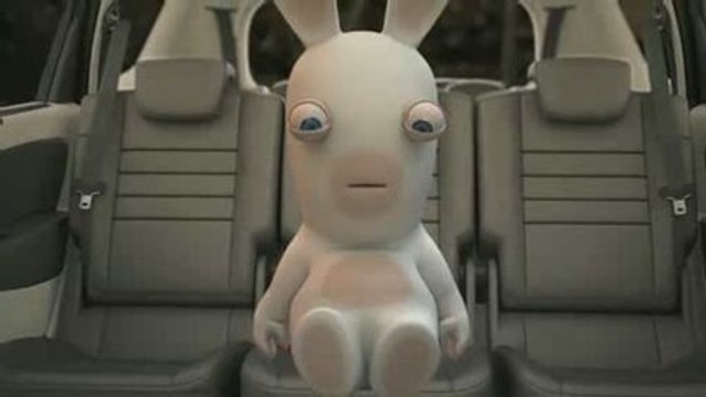 Les Lapins Crétins testent Nouveau Grand Scénic - GPS