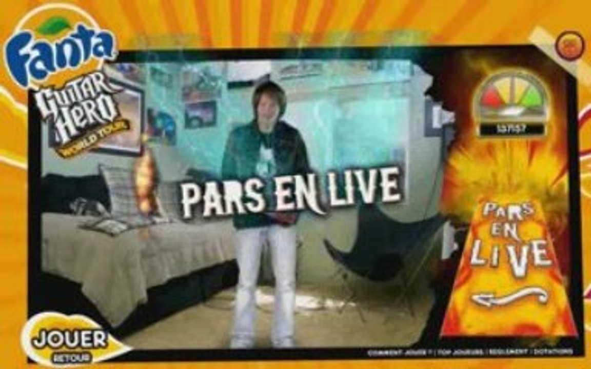 Fanta Guitar Hero Wolrd Tour HqkE Guitare 243900 points