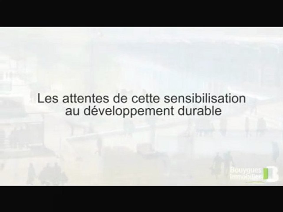 Semaine du développement durable avec Bouygues Immobilier
