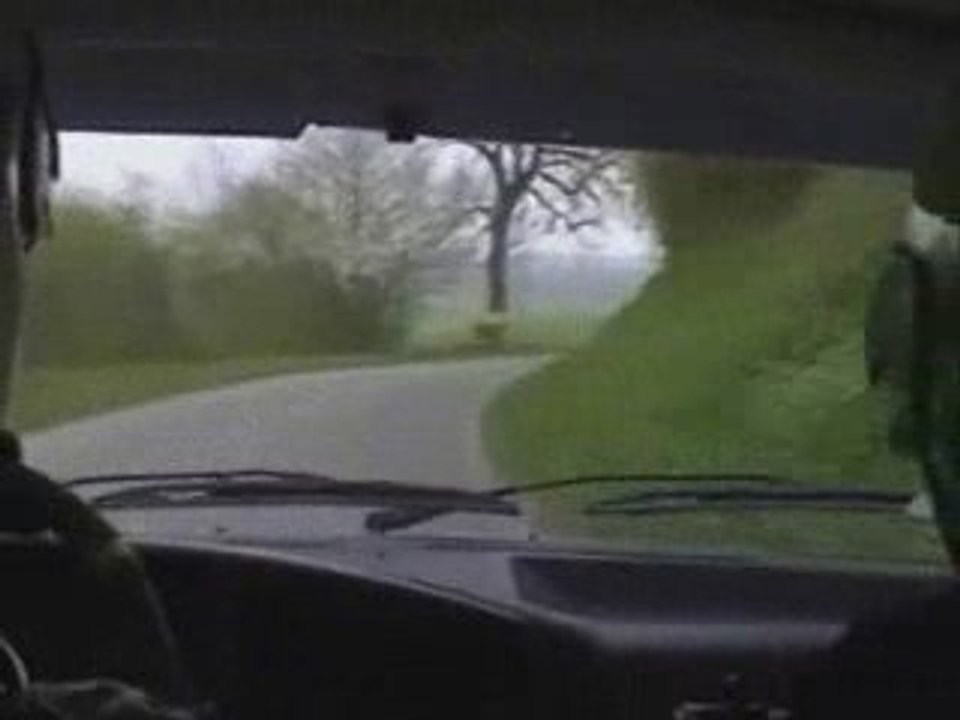 rallye Neuchâtel 2009: caméra embarquée ES3 - 309 GTI16 grA