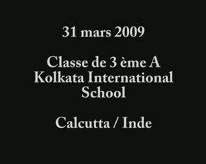 Classe de 3eme de la Calcutta International School