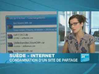 Internet - Suède: condamnation de site "The pirate bay"