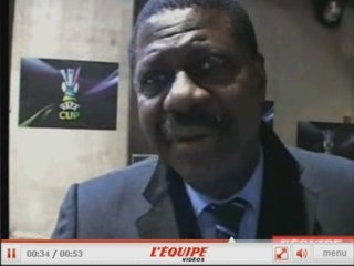 Pape Diouf aprés la défaite de l'OM de l'équipe tv