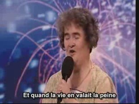 Susan Boyle sous titree en francais