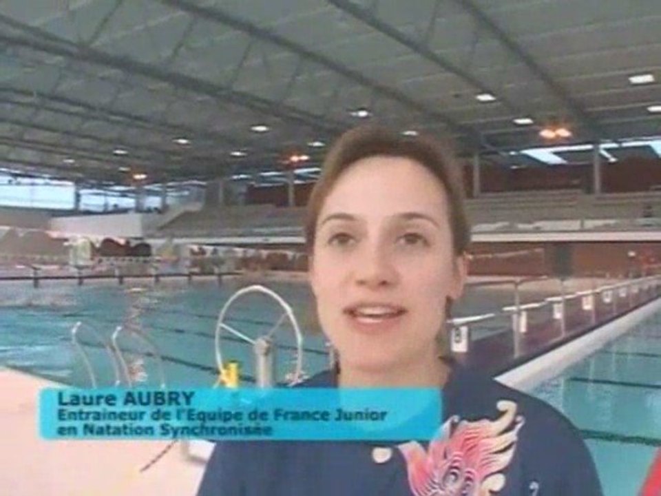 Natation synchronisée :  Les juniors français  à Nîmes