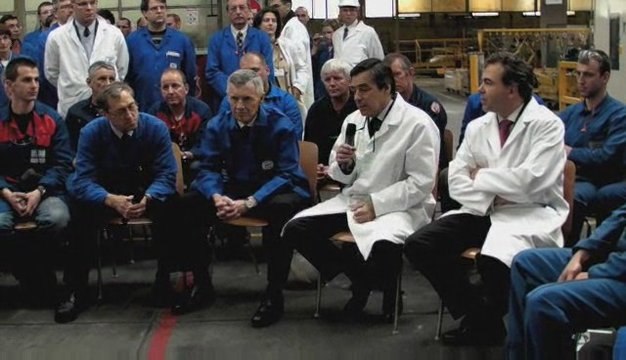 François Fillon et Luc Chatel aux Forges de Bologne