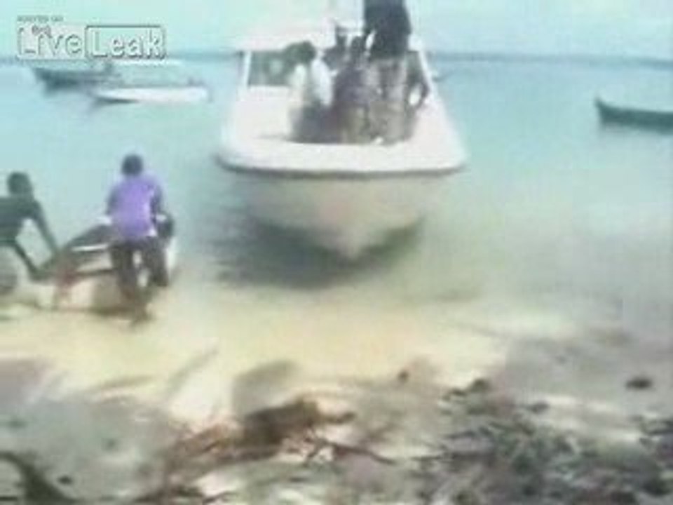 Comment ne pas sauter d'un bateau