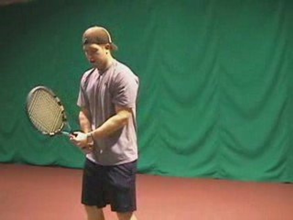 How to Hit a Better Tennis Backhand, Topspin and Slice video Dailymotion
