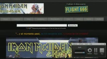 Web Oficial Iron Maiden Ecuador