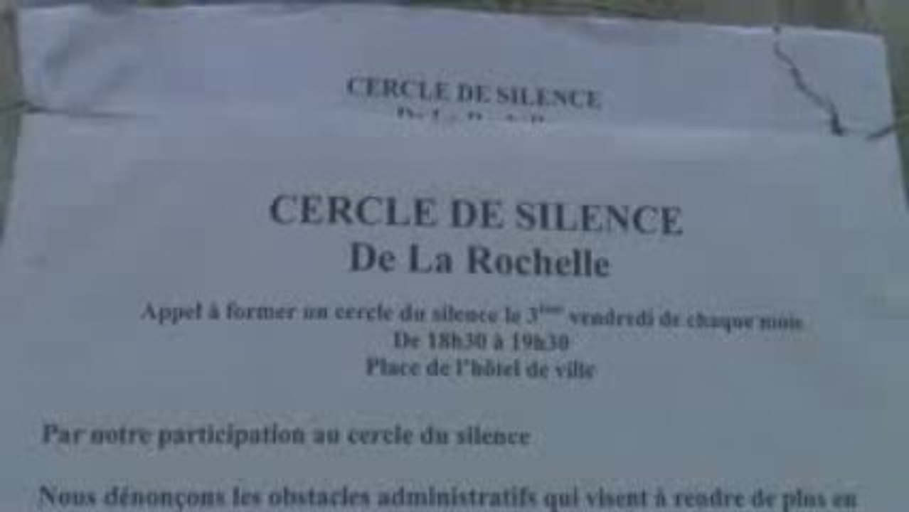 cercle de silence a la rochelle
