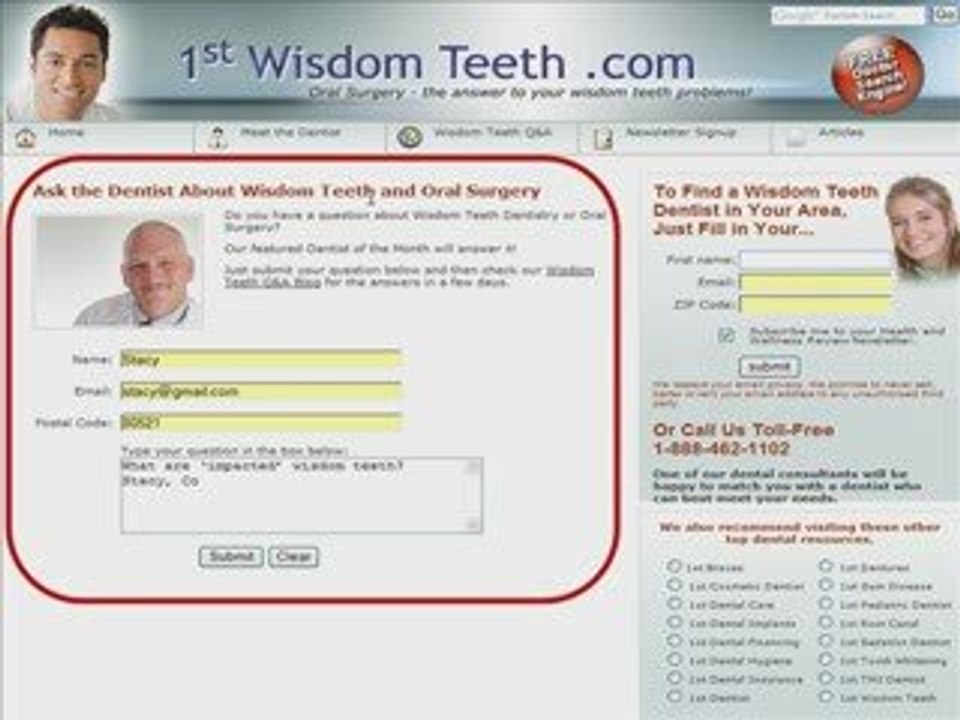 Ask a Wisdom Teeth Dentist about Oral Surgery