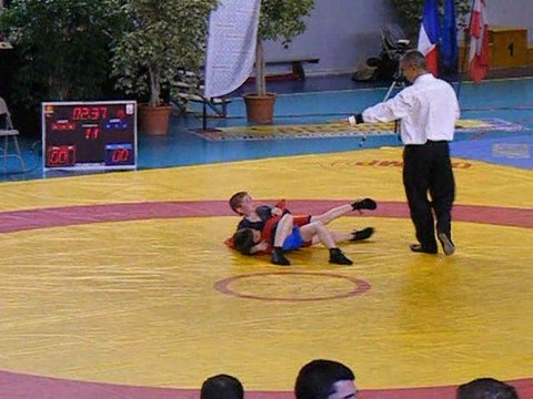 alexi au championnat de france de sambo