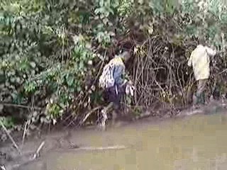 Bras d'eau à traverser