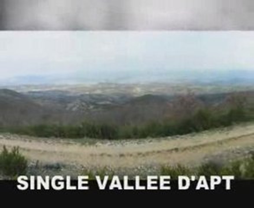 Single track cucuron a buoux  vaucluse