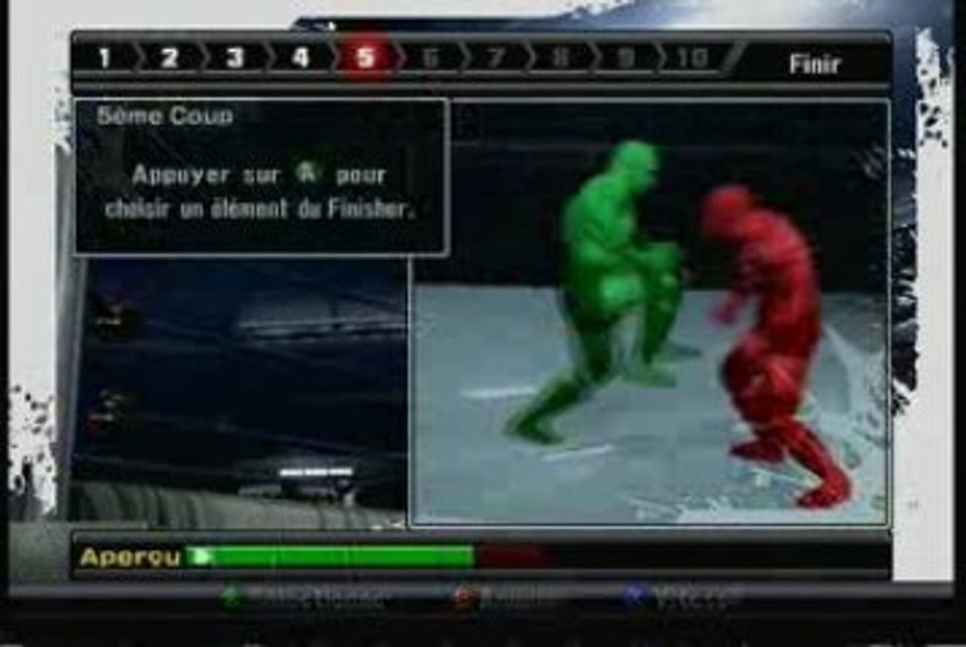 Creation Finisher sur Smackdown Vs Raw 2009
