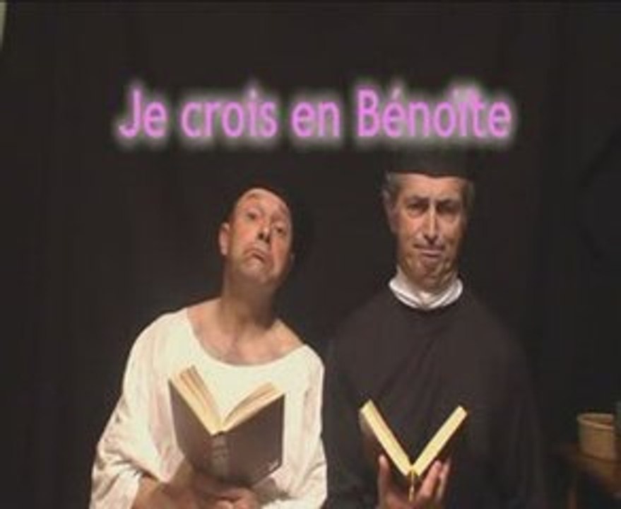BENOIT 16 : "JE CROIS EN BENOÏTTE"
