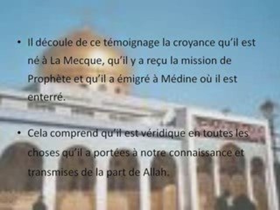 Cours sur la croyance - Le deuxième témoignage