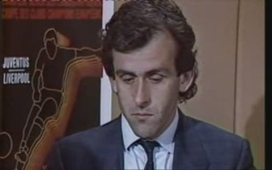 Platini Drame du Heysel 29-05-85
