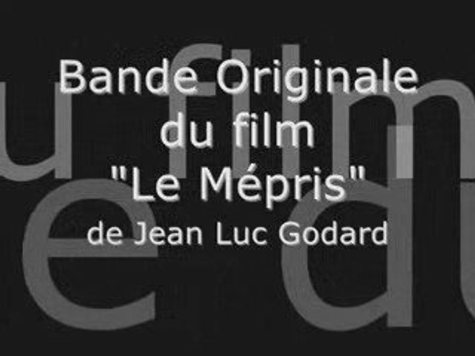Bande annonce le mépris brigitte bardot et jean-luc godard