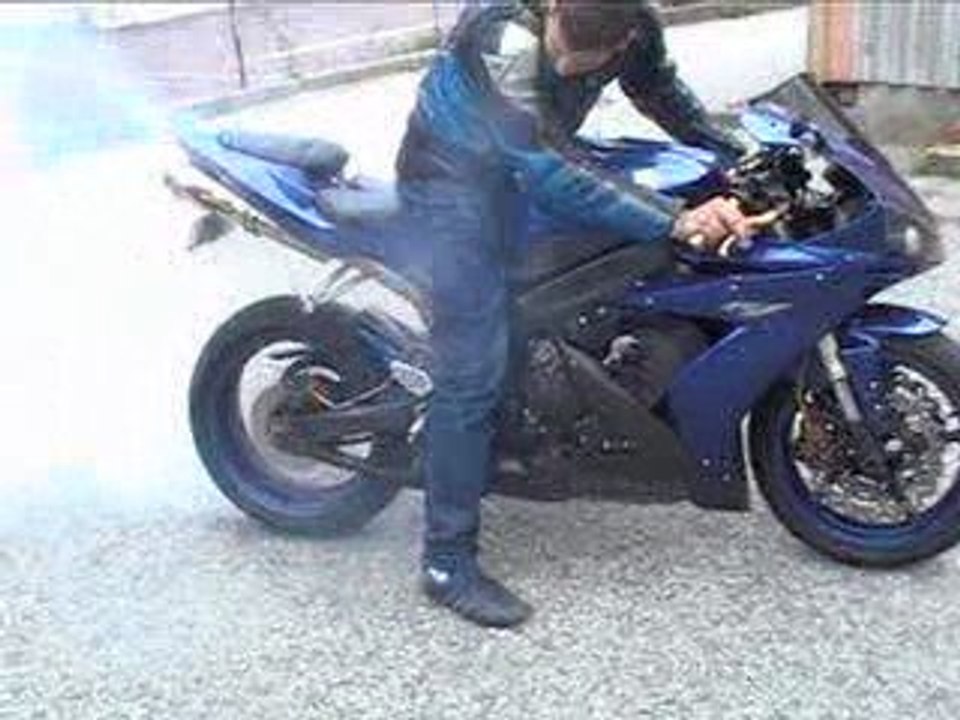 Burn eclatage de pneu