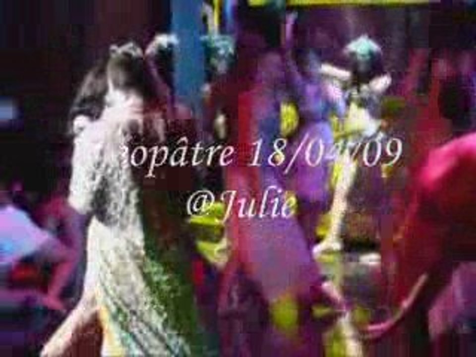 Spectacle de Cleopatre, 18 avril 2009