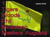 1 Tiger Woods Phil Mickelson au Masters Avr09